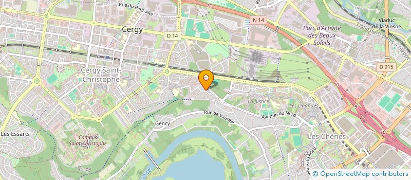 localisation de l'entreprise ALEXANDRA  CERGY