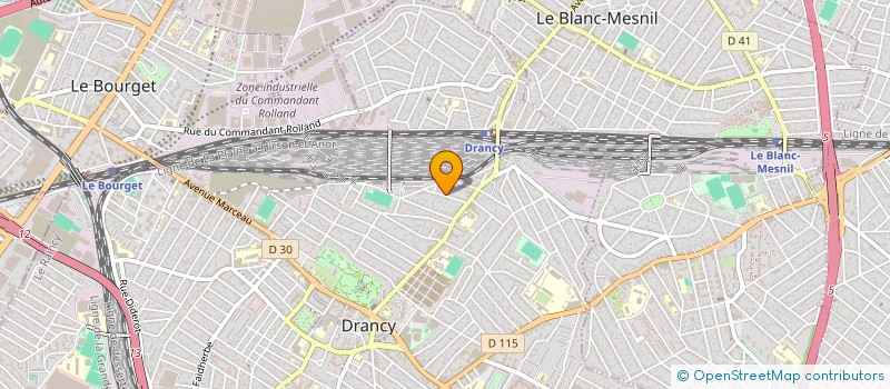 localisation de l'entreprise ALEXANDRA à DRANCY