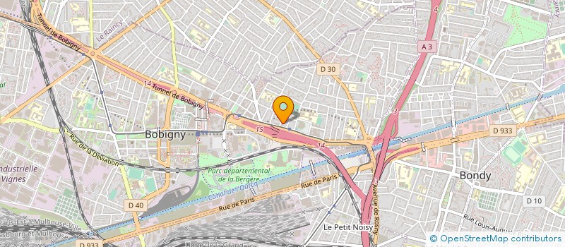 localisation de l'entreprise ALEXANDRA  BOBIGNY