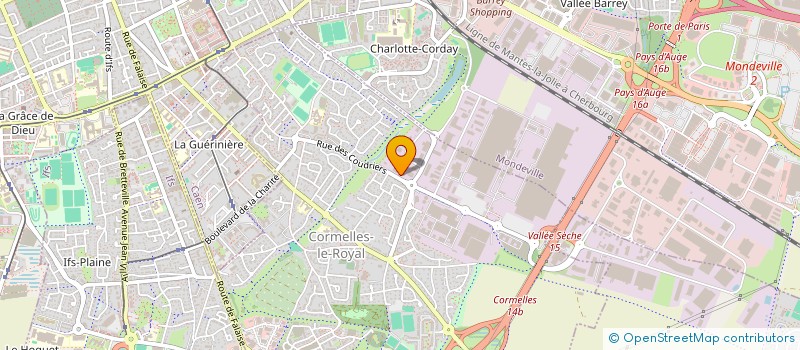 localisation de l'entreprise ALEXANDRA  CORMELLES-LE-ROYAL