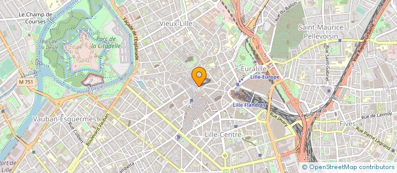 localisation de l'entreprise ALEXANDRA A à LILLE