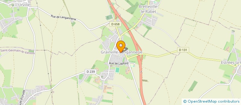 localisation de l'entreprise ALEXANDRA AAMARA SOPHROLOGIE  GRAINVILLE-LANGANNERIE