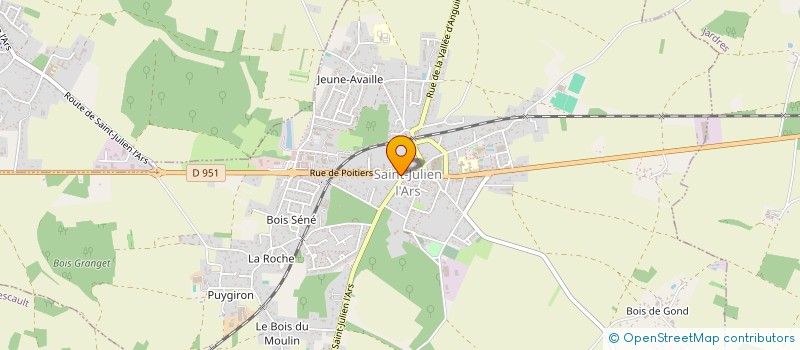 localisation de l'entreprise ALEXANDRA AUDITION  SAINT-JULIEN-L'ARS