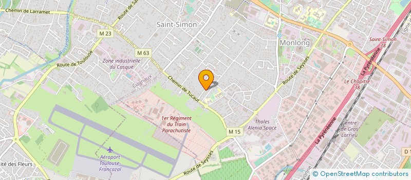 localisation de l'entreprise ALEXANDRA CAUQUIL  TOULOUSE