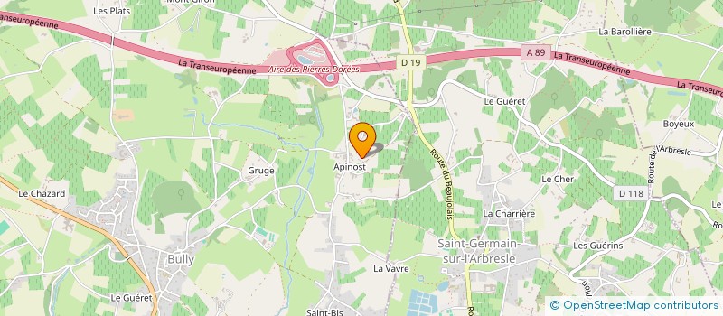 localisation de l'entreprise ALEXANDRA DEROBERT  BULLY