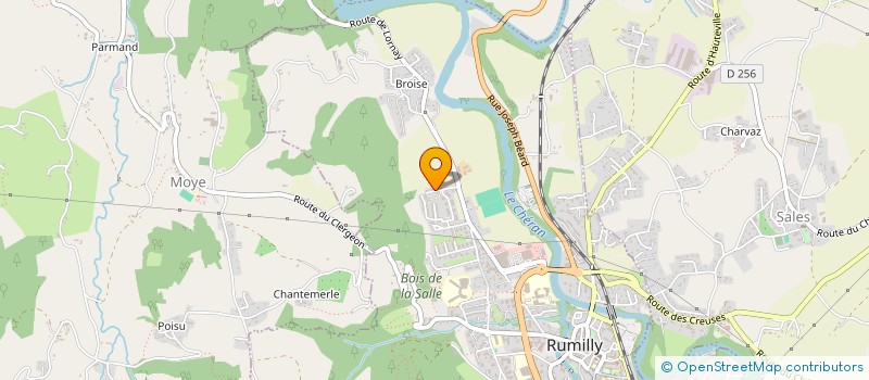 localisation de l'entreprise ALEXANDRA ET ROMAIN 8/12  RUMILLY