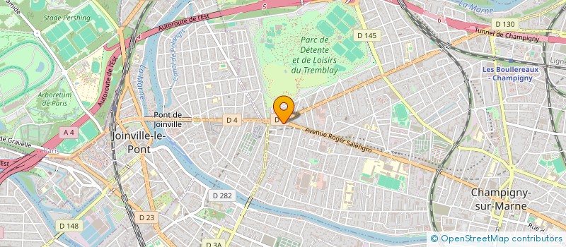 localisation de l'entreprise ALEXANDRA GOMES COIFFURE ( ALEX G.COIFF) à CHAMPIGNY-SUR-MARNE