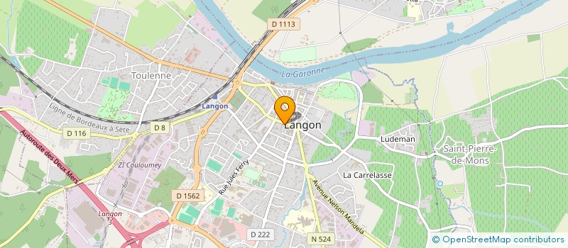 localisation de l'entreprise ALEXANDRA MANDON  LANGON