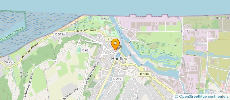 localisation de l'entreprise ALEXANDRA MENONI à HONFLEUR