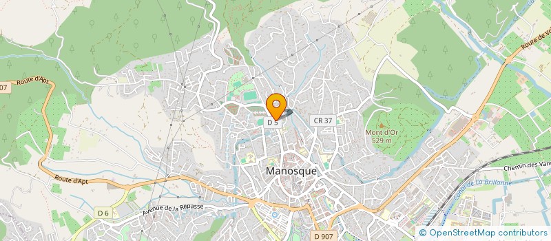localisation de l'entreprise ALEXANDRA PRODUCTION  MANOSQUE