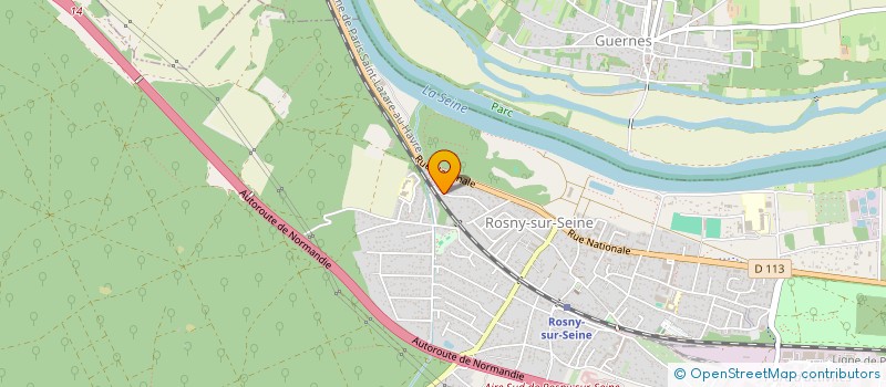 localisation de l'entreprise ALEXANDRA SARL  ROSNY-SUR-SEINE