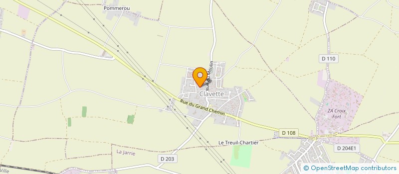 localisation de l'entreprise ALEXANDRA VERGNON  CLAVETTE