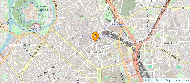 localisation de l'entreprise ALEXANDRE 3  LILLE