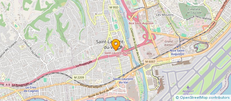 localisation de l'entreprise ALEXANDRE à SAINT-LAURENT-DU-VAR