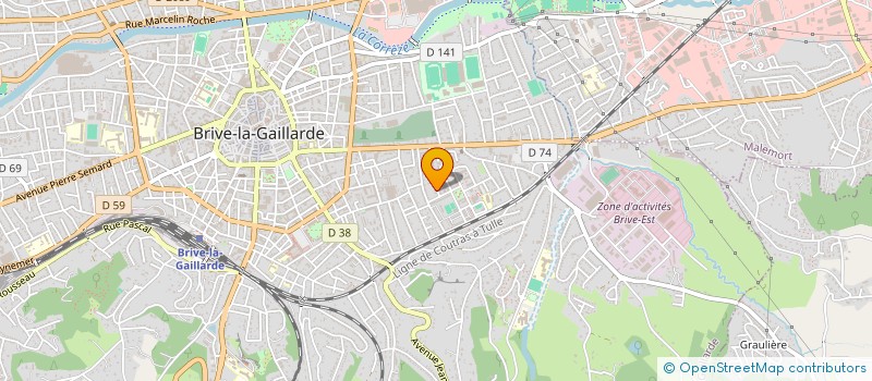 localisation de l'entreprise ALEXANDRE  BRIVE-LA-GAILLARDE