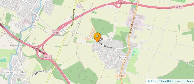 localisation de l'entreprise ALEXANDRE  DURY