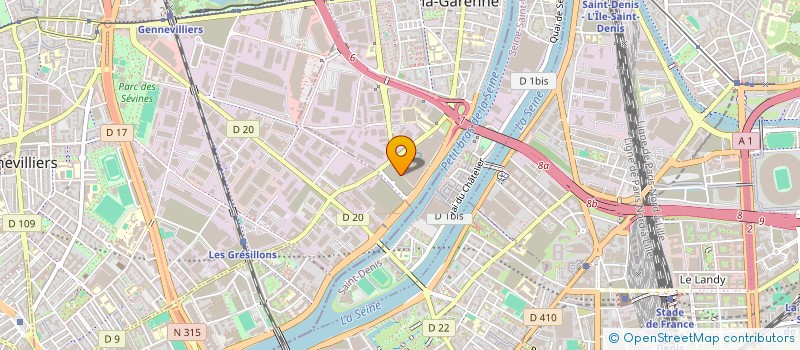 localisation de l'entreprise ALEXANDRE  VILLENEUVE-LA-GARENNE