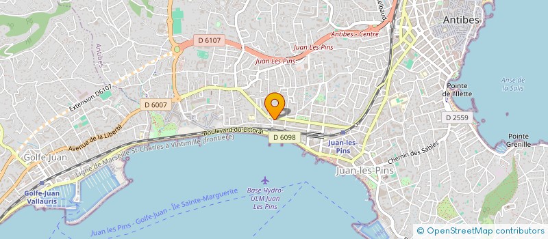 localisation de l'entreprise ALEXANDRE à ANTIBES