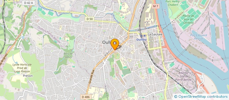 localisation de l'entreprise ALEXANDRE  OULLINS-PIERRE-BENITE