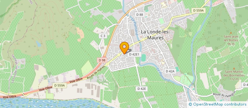 localisation de l'entreprise ALEXANDRE  LA LONDE-LES-MAURES