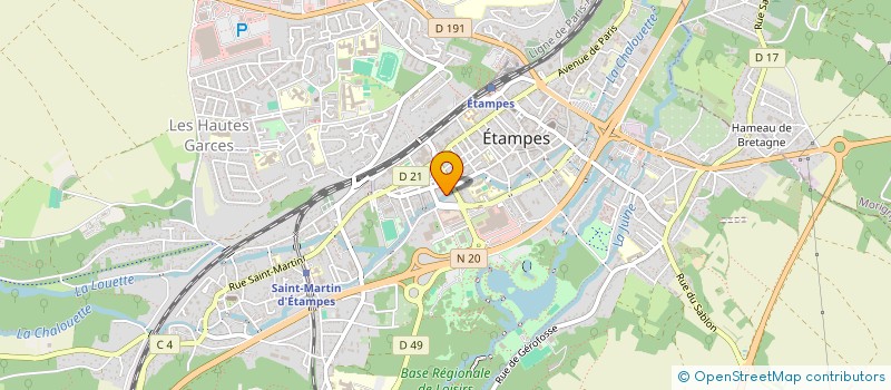 localisation de l'entreprise ALEXANDRE  ETAMPES