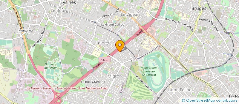 localisation de l'entreprise ALEXANDRE à EYSINES