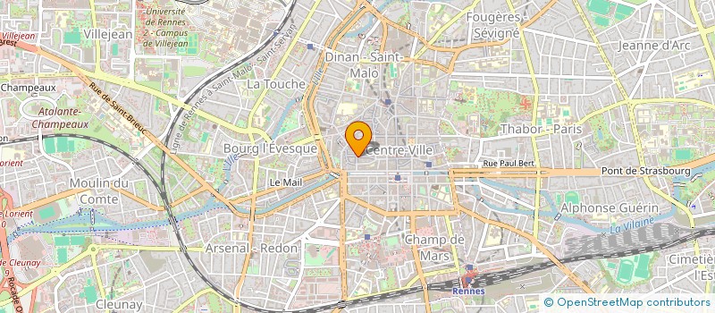 localisation de l'entreprise ALEXANDRE  RENNES