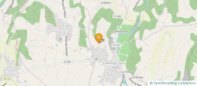 localisation de l'entreprise ALEXANDRE  CHATILLON-SAINT-JEAN