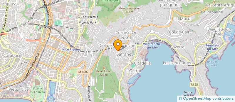 localisation de l'entreprise ALEXANDRE à VILLEFRANCHE SUR MER