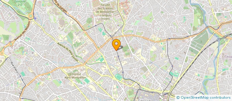 localisation de l'entreprise ALEXANDRE à MONTPELLIER