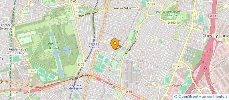 localisation de l'entreprise ALEXANDRE 92 à ANTONY