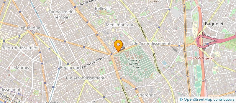 localisation de l'entreprise ALEXANDRE AGENCEMENT&MOBILIER à PARIS