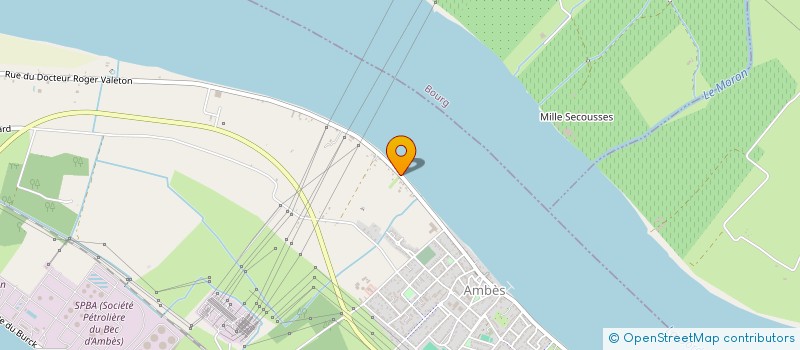 localisation de l'entreprise ALEXANDRE ASTOLFI  AMBES