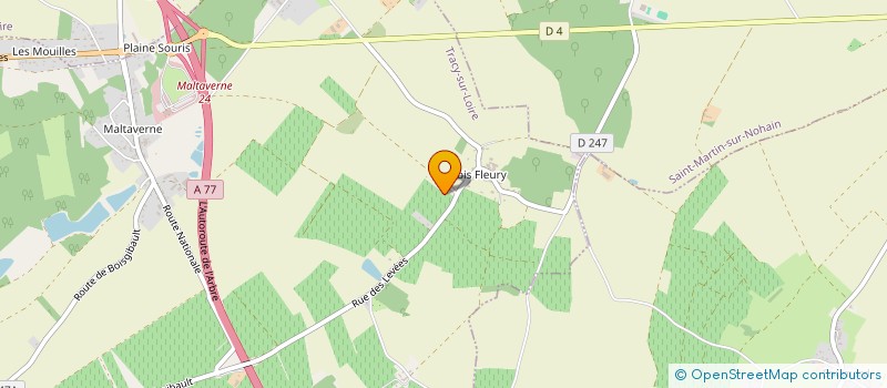 localisation de l'entreprise ALEXANDRE BAIN NEGOCE  TRACY-SUR-LOIRE