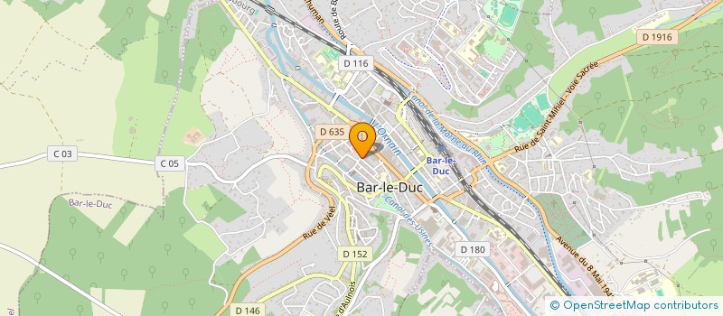 localisation de l'entreprise ALEXANDRE BARROIS COMMUNICATION à BAR-LE-DUC