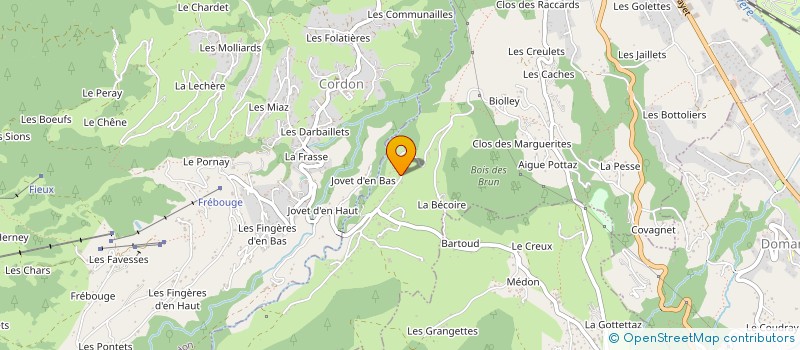 localisation de l'entreprise ALEXANDRE BAZ à SALLANCHES