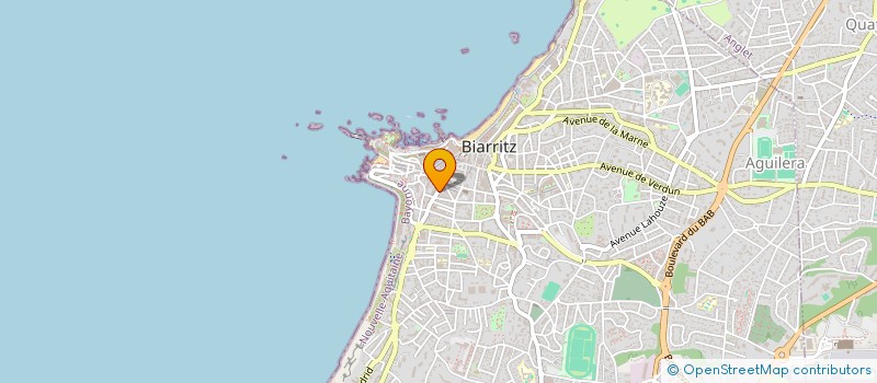 localisation de l'entreprise ALEXANDRE BECQUET à BIARRITZ