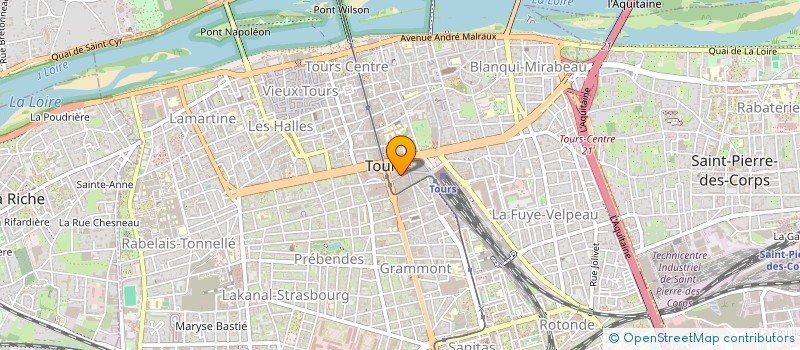 localisation de l'entreprise ALEXANDRE BERGERON AVOCAT  TOURS