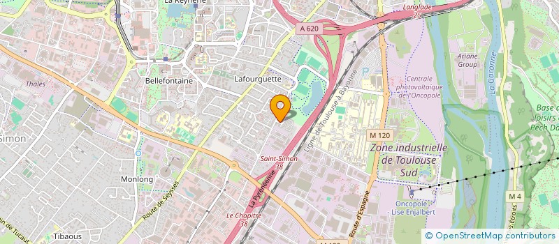 localisation de l'entreprise ALEXANDRE BOIS EI à TOULOUSE