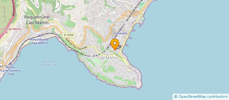 localisation de l'entreprise ALEXANDRE BOULANGER à ROQUEBRUNE-CAP-MARTIN