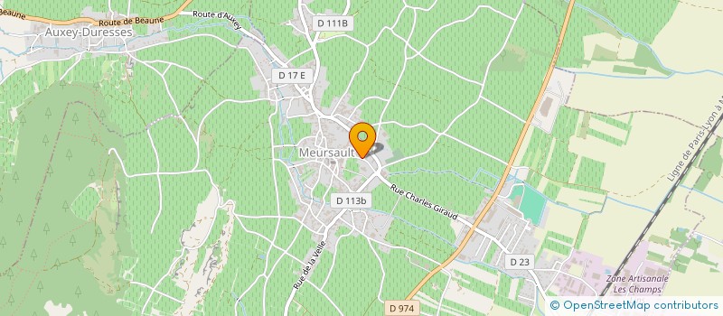 localisation de l'entreprise ALEXANDRE BRAULT à MEURSAULT