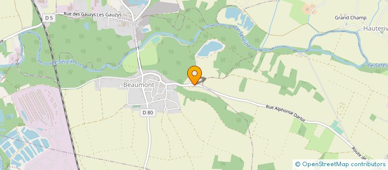 localisation de l'entreprise ALEXANDRE BUFFAUT à BEAUMONT