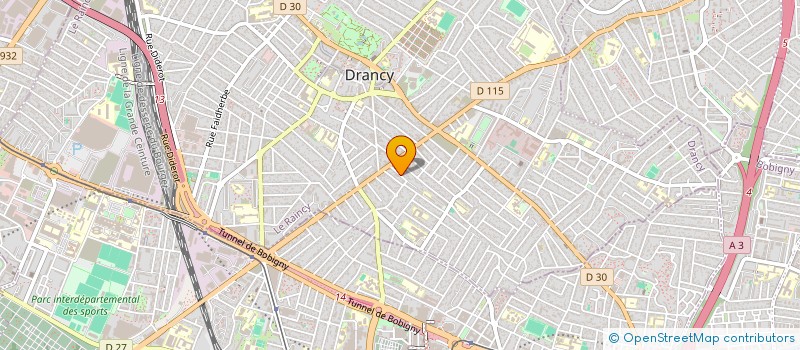 localisation de l'entreprise ALEXANDRE CHRISTOPHE CLIMATISATION à DRANCY