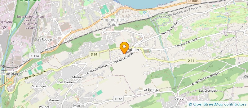 localisation de l'entreprise ALEXANDRE COFFY  CHAMPANGES