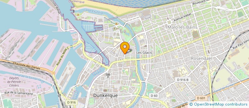 localisation de l'entreprise ALEXANDRE COIFFURE à DUNKERQUE