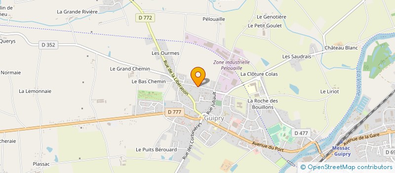 localisation de l'entreprise ALEXANDRE DEBRAY à GUIPRY-MESSAC