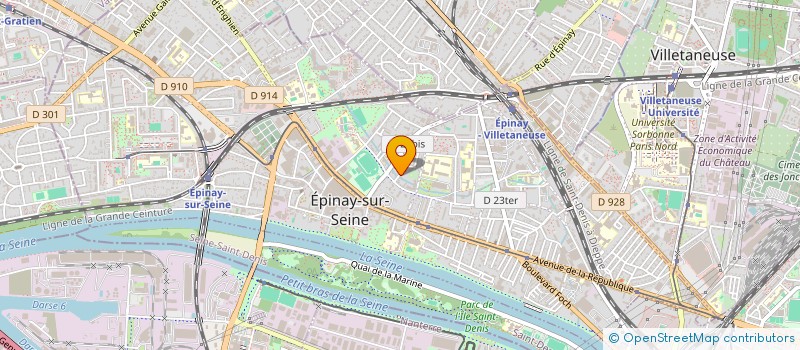 localisation de l'entreprise ALEXANDRE DUMAS à EPINAY-SUR-SEINE