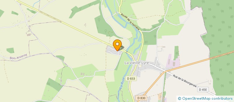localisation de l'entreprise ALEXANDRE ERNIS  LA VIEILLE-LYRE