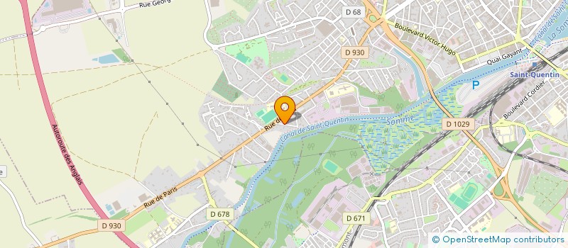 localisation de l'entreprise ALEXANDRE ET CEDRIC à SAINT-QUENTIN