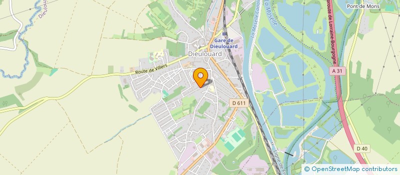 localisation de l'entreprise ALEXANDRE ET JONATHAN  DIEULOUARD